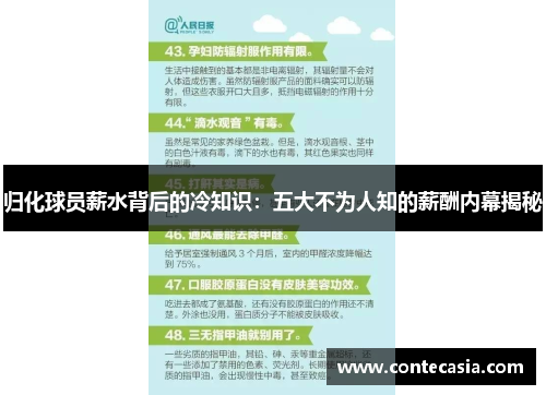 归化球员薪水背后的冷知识：五大不为人知的薪酬内幕揭秘