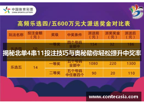 揭秘北单4串11投注技巧与奥秘助你轻松提升中奖率 揭秘北单4串11投注技巧与奥秘助你轻松提升中奖率