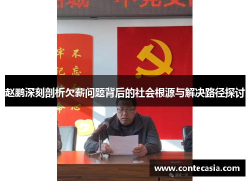 赵鹏深刻剖析欠薪问题背后的社会根源与解决路径探讨